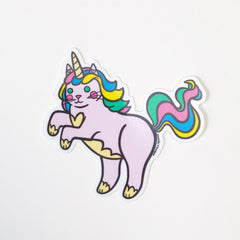 Unicorn Cat Vinyl Sticker