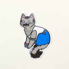 Freddie Purrcury Vinyl Sticker