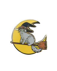 Witchy Kitty Enamel Pin