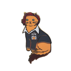 FBI Cat Enamel Pin