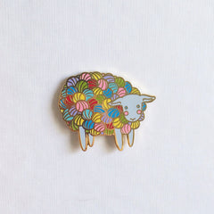 Yarn Sheep Enamel Pin