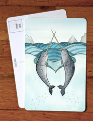 Love Narwhals Card