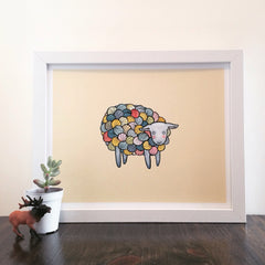 Colorful Yarn Sheep