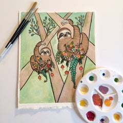 Sloth Garden - Extra Large