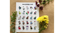 Halloween Cat Poster