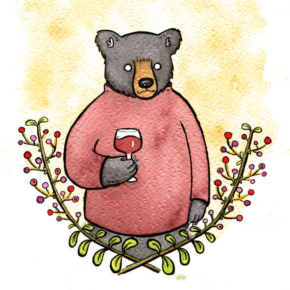 Drinking Bears: Black Bear Red Wine