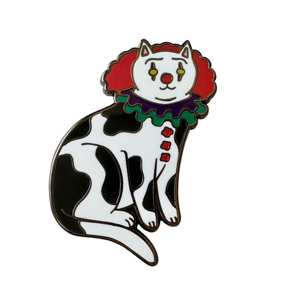 Pennywise the Clown Cat Enamel Pin