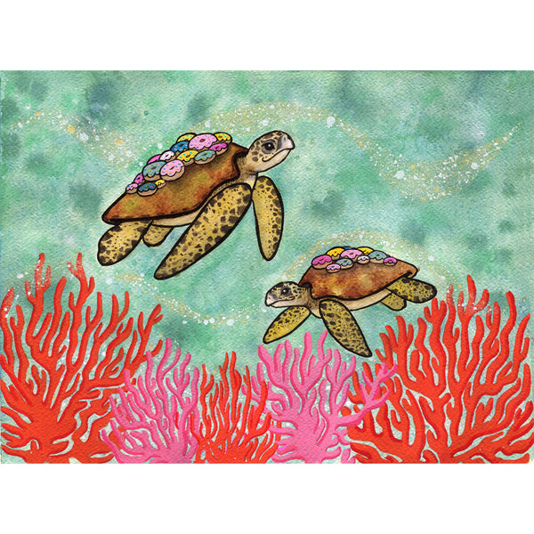 Sea Turtles and Doughnut Barnacles