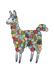 Colorful Yarn Llama