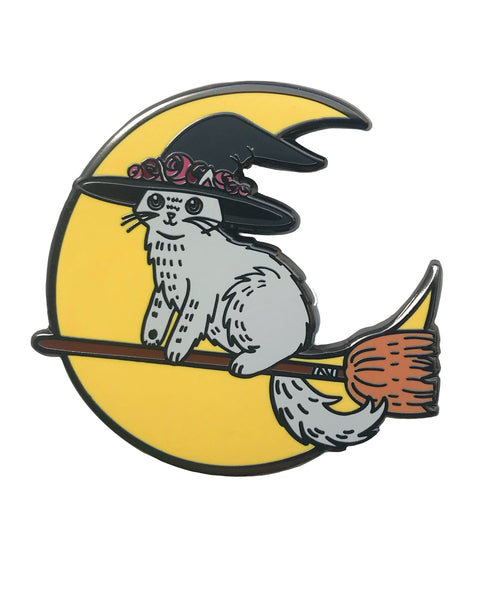 Witchy Kitty Enamel Pin