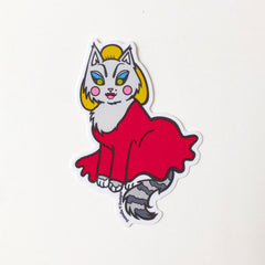 Divine Cat Vinyl Sticker