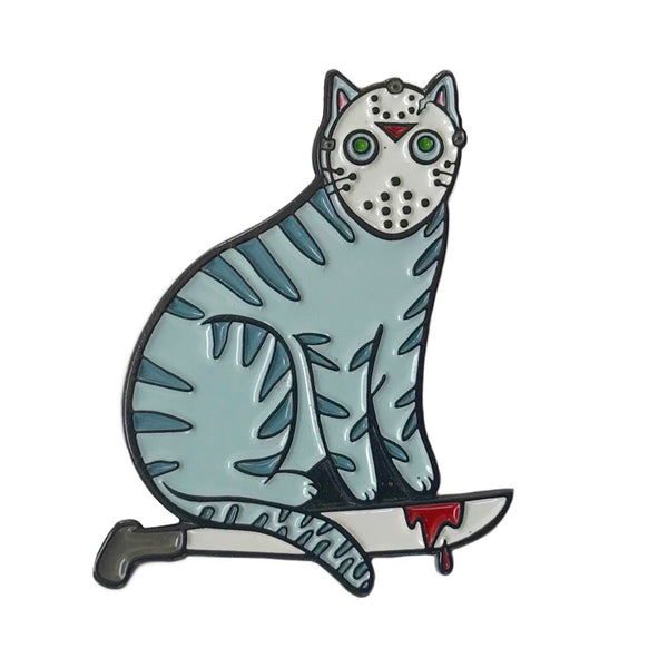 Camp Killer Cat enamel pin SALE
