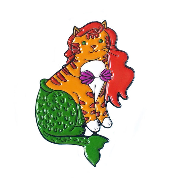 Mermaid Cat soft enamel pin SALE