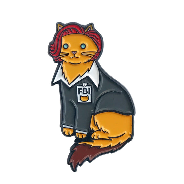 FBI Cat enamel pin SALE