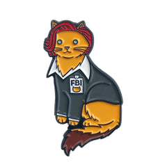 FBI Cat enamel pin SALE