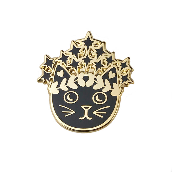 Black Empress Cat enamel pin SALE