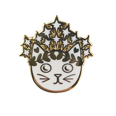 White Empress Cat enamel pin SALE