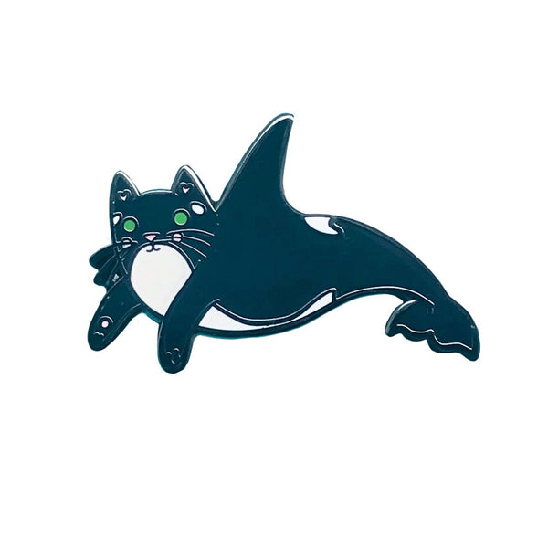 Orca Cat enamel pin SALE
