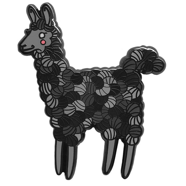 Yarn Llama Enamel Pin