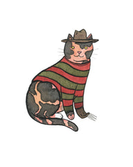 Freddy Krueger Cat