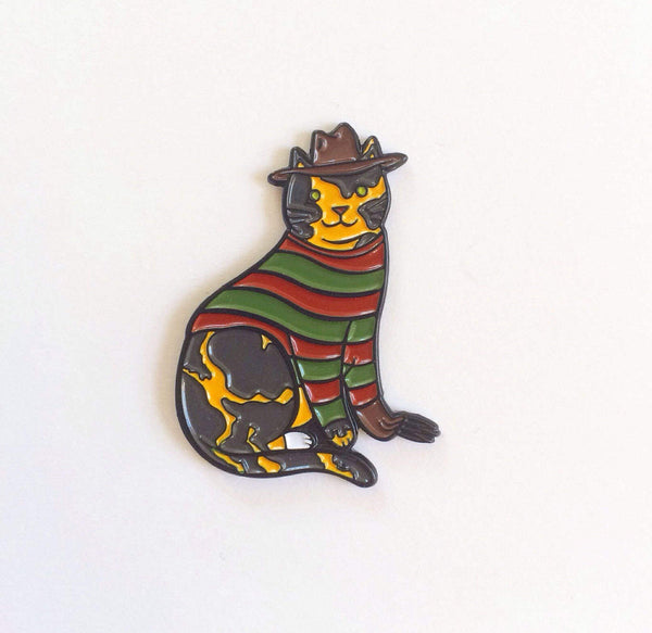 Nightmare Cat Enamel Pin