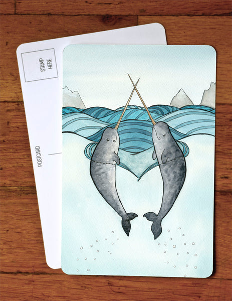 Love Narwhals Card