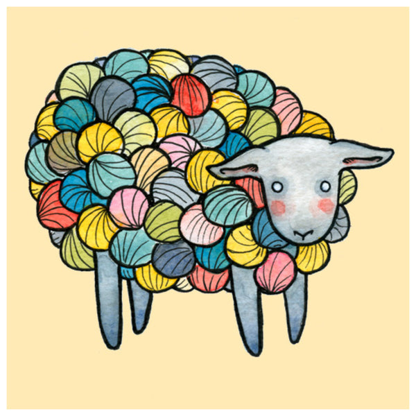Colorful Yarn Sheep