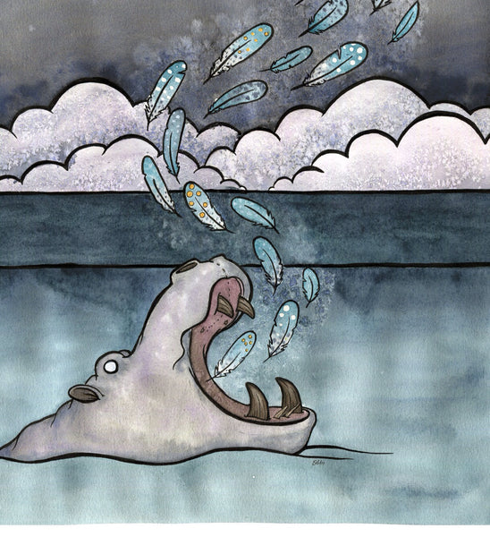 Hippo Feathers