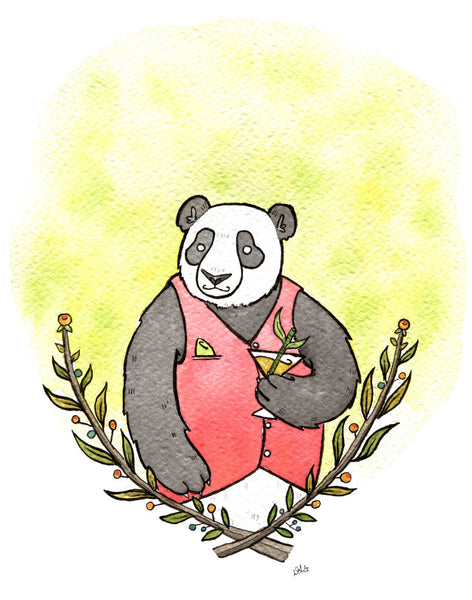 Panda Bear and Martini