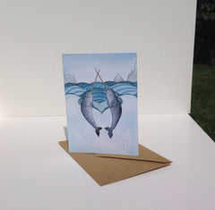 Love Narwhals Card