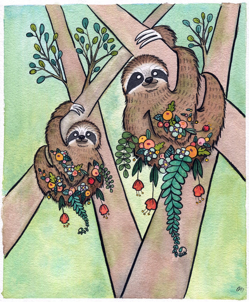 Sloth Garden - Extra Large